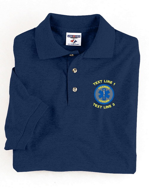 EMS Training Officer Polo Embroidered #400 (image for) EMS Training Officer Polo Embroidered #400
